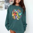 LCSW Grad Social Worker Graduation In My LCSW Era Comfort Colors Sweatshirt Blue Spruce