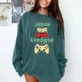 Level Complete Jr High School Graduation Grad Slogan T Shirt Comfort Colors Sweatshirt Blue Spruce
