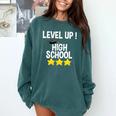 Level Up High School 8th Grade Graduation T-Shirt Comfort Colors Sweatshirt Blue Spruce