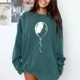 Lone Balloon Celebration Individualistic Introvert Party Comfort Colors Sweatshirt Blue Spruce
