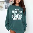 Masters Degree Art For Men Women Masters Degree Graduation Comfort Colors Sweatshirt Blue Spruce