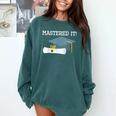 Masters Degree Graduation 2021 Social Work MPH MSW Grad Comfort Colors Sweatshirt Blue Spruce