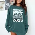 Masters Degree Graduation 2025 Christian MSW MPH MBA Comfort Colors Sweatshirt Blue Spruce