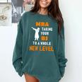 Masters Degree Graduation Shirt For MBA Grad Student Comfort Colors Sweatshirt Blue Spruce