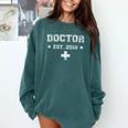 Medical Student Graduation T Shirt Doctor Est 2018 Comfort Colors Sweatshirt Blue Spruce