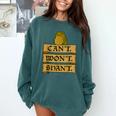 Medieval Frog Meme Sarcastic Introvert Humor Fantasy Comfort Colors Sweatshirt Blue Spruce