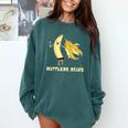 Medium Mature Banana Banana Real School Graduation Celebrations Comfort Colors Sweatshirt Blue Spruce