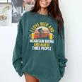 Mountain Biking Beer Drinking Introvert Sayings For Cyclist Comfort Colors Sweatshirt Blue Spruce Mountain Biking Beer Drinking Introvert Sayings For Cyclist Comfort Colors Sweatshirt Blue Spruce