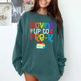 Moving Up To Pre-K Teacher Student Kid Graduation T-Shirt Comfort Colors Sweatshirt Blue Spruce