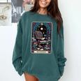Mystical Library Book Reader The Introvert Tarot Card Comfort Colors Sweatshirt Blue Spruce Mystical Library Book Reader The Introvert Tarot Card Comfort Colors Sweatshirt Blue Spruce