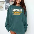 Nuclear Engineer In Progress Engineer Graduation Comfort Colors Sweatshirt Blue Spruce