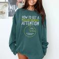 Nuclear Engineering Graduation Future Nuclear Engineer Comfort Colors Sweatshirt Blue Spruce