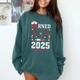 Nurse Earned It 2025 Nurse Graduation RN LPN Class Of 2025 Comfort Colors Sweatshirt Blue Spruce