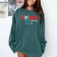 Nurse Est 2018 New Graduation Nursing School T-Shirt Comfort Colors Sweatshirt Blue Spruce