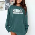 Nurse Est 2018 Nursing Graduation T Shirt Comfort Colors Sweatshirt Blue Spruce