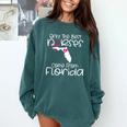Nurse Florida RN CNA LPN Nursing Student Graduation Comfort Colors Sweatshirt Blue Spruce