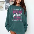Nursing School Graduate Nurse Graduation Party Comfort Colors Sweatshirt Blue Spruce