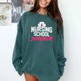 Nursing School Survivor Shirt Graduation Party Tee Comfort Colors Sweatshirt Blue Spruce