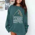Outdoor Introvert Vibes Weekend Climber Comfort Colors Sweatshirt Blue Spruce Outdoor Introvert Vibes Weekend Climber Comfort Colors Sweatshirt Blue Spruce
