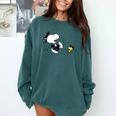 Peanuts Graduation Squad Snoopy Woodstock Raglan Baseball Tee Comfort Colors Sweatshirt Blue Spruce