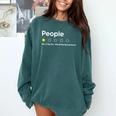 People One Star Not A Big FanWould Not Recommend Introverts Comfort Colors Sweatshirt Blue Spruce People One Star Not A Big FanWould Not Recommend Introverts Comfort Colors Sweatshirt Blue Spruce