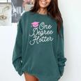 Phd College Phdiva Graduation 2021 Comfort Colors Sweatshirt Blue Spruce
