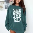 PhD Doctorate Husband Boyfriend PhD Graduation Comfort Colors Sweatshirt Blue Spruce