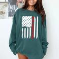 PhD Survivor Graduation American Flag Shirt Degree Tee Women Kids Men Comfort Colors Sweatshirt Blue Spruce