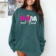 PhDiva Graduation Doctorate Student Graduate Comfort Colors Sweatshirt Blue Spruce