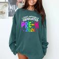 Pre-K Graduation Class Of 2026 Pre-K Graduated 2026 Comfort Colors Sweatshirt Blue Spruce
