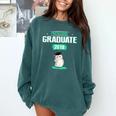 Pre K Graduation Shirt Cute Graduate 2018 Wise Owl Comfort Colors Sweatshirt Blue Spruce