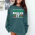 Pre-School Nailed It Shirt Graduation T Shirt Comfort Colors Sweatshirt Blue Spruce