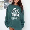 Preschool 2022 Graduate Pandemicstyle Prek3 Prek4 Graduation Comfort Colors Sweatshirt Blue Spruce