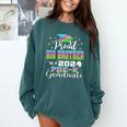 Proud Big Brother Of PreK School Graduate 2024 Graduation Premium Comfort Colors Sweatshirt Blue Spruce