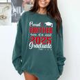 Proud Brother Of A Class Of 2025 Graduate Senior Graduation Comfort Colors Sweatshirt Blue Spruce