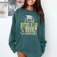 Proud Brother In Law Of 5th Grade Graduate 2024 Graduation Comfort Colors Sweatshirt Blue Spruce