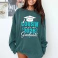 Proud Cousin Of a Class Of 2026 Graduate For Graduation Comfort Colors Sweatshirt Blue Spruce
