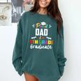 Proud DAD Of A 4th Grade Graduate Graduation 2024 Senior 24 Comfort Colors Sweatshirt Blue Spruce
