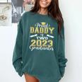 Proud Daddy Of Two 2023 Graduate Class 2023 Graduation Comfort Colors Sweatshirt Blue Spruce