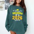 Proud Grandma Of A 2026 Senior Softball Graduation Matching Comfort Colors Sweatshirt Blue Spruce