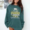 Proud Grandma Of Two 2024 Graduate Class 2024 Graduation Comfort Colors Sweatshirt Blue Spruce