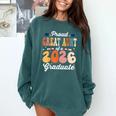 Proud Great Aunt Of a Class Of 2026 Graduate Graduation Comfort Colors Sweatshirt Blue Spruce
