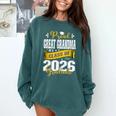 Proud Great Grandma Of a Class Of 2026 Graduate Graduation Comfort Colors Sweatshirt Blue Spruce