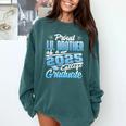 Proud Lil Brother Of 2025 Graduate College Shirt Graduation Comfort Colors Sweatshirt Blue Spruce
