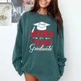 Proud Mama Of a Class Of 2026 Graduate For Graduation Comfort Colors Sweatshirt Blue Spruce
