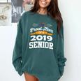 Proud Mom Of A 2019 Senior Graduation Class Outfit T-Shirt Comfort Colors Sweatshirt Blue Spruce
