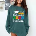 Proud Mom Of A 2023 Graduate Senior 2023 Graduation 23 Comfort Colors Sweatshirt Blue Spruce