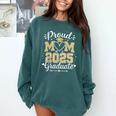Proud Mom Of a 2025 Graduate Class Of 2025 Graduation Comfort Colors Sweatshirt Blue Spruce