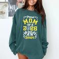 Proud Mom Of a Band Senior 2026 Graduation Comfort Colors Sweatshirt Blue Spruce