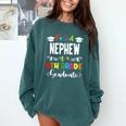 Proud NEPHEW Of A 8th Grade Graduate Graduation 2024 Class Comfort Colors Sweatshirt Blue Spruce
